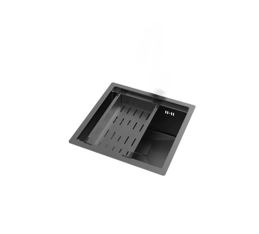 سینک تک لگن داسی زیرکار عاجدار 45*45